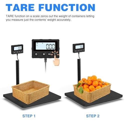 High Precision Digital Shipping Scale 440LB/10g, Tare & Hold Function, Postal &