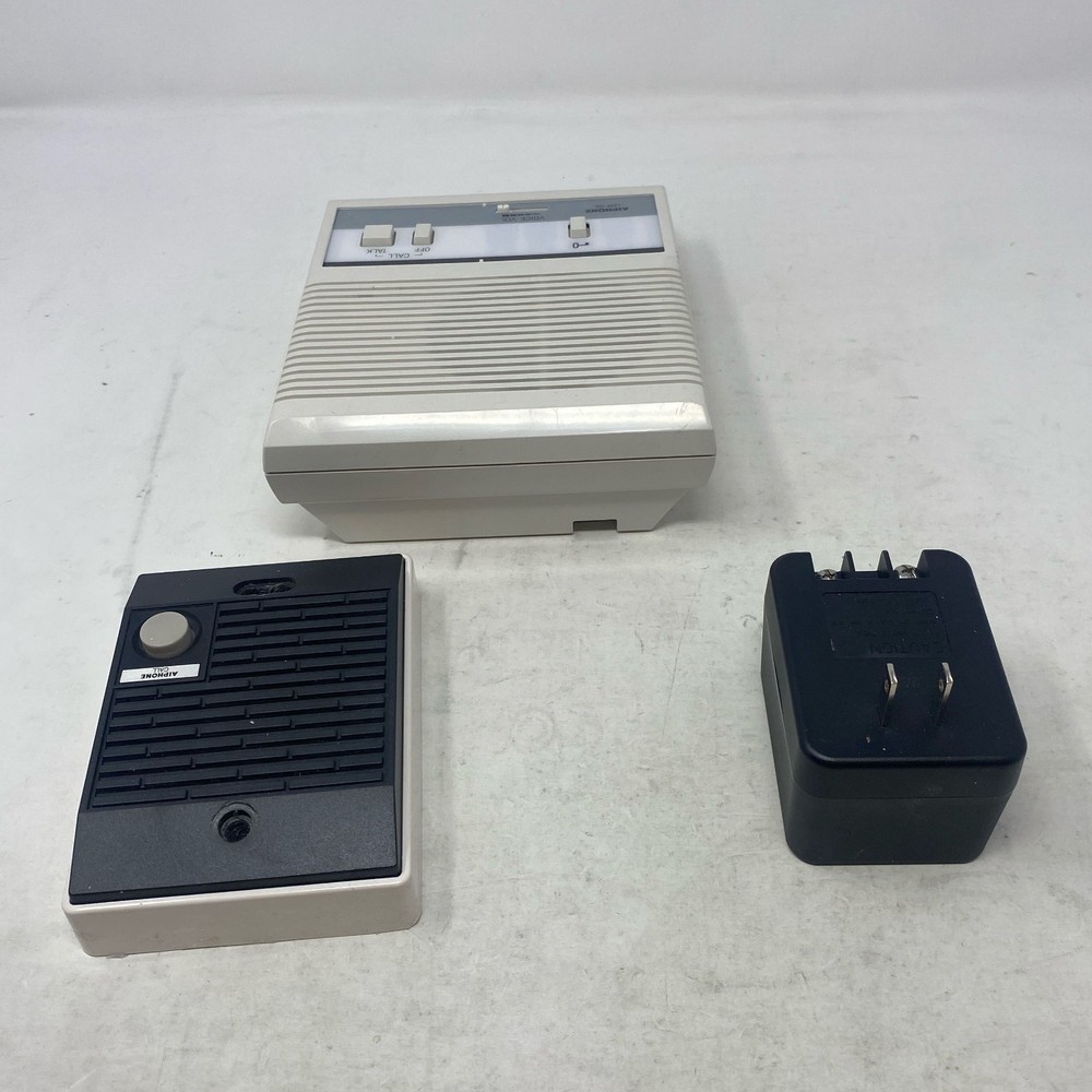 Aiphone LEM-1DLS Door Intercom Kit White/Black 1-Door Master + Station