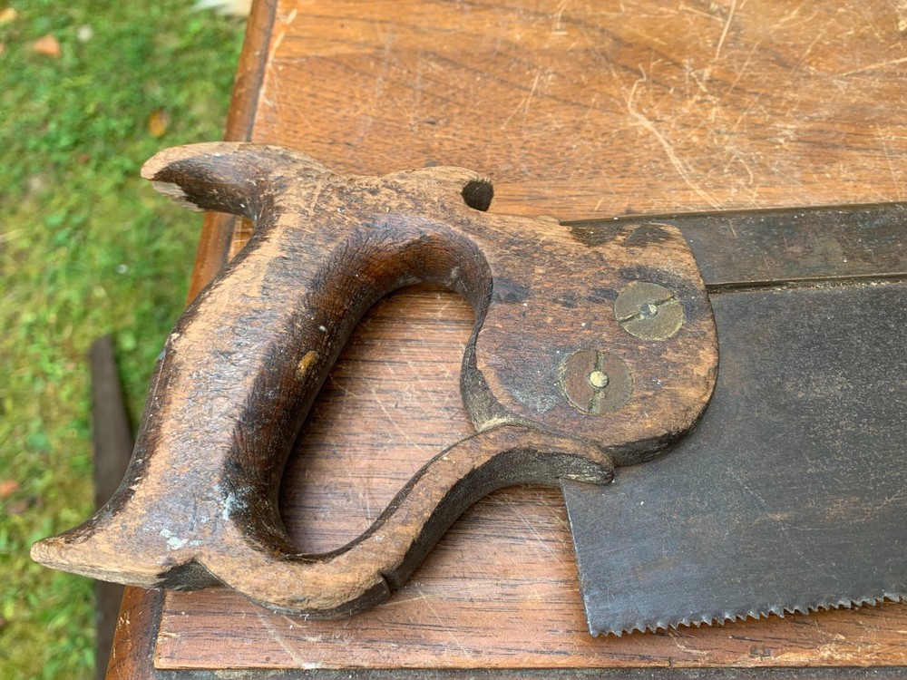 Rare Robert Sorby, Antique Kangaroo Hand Saw, Sheffield Two Split Nut