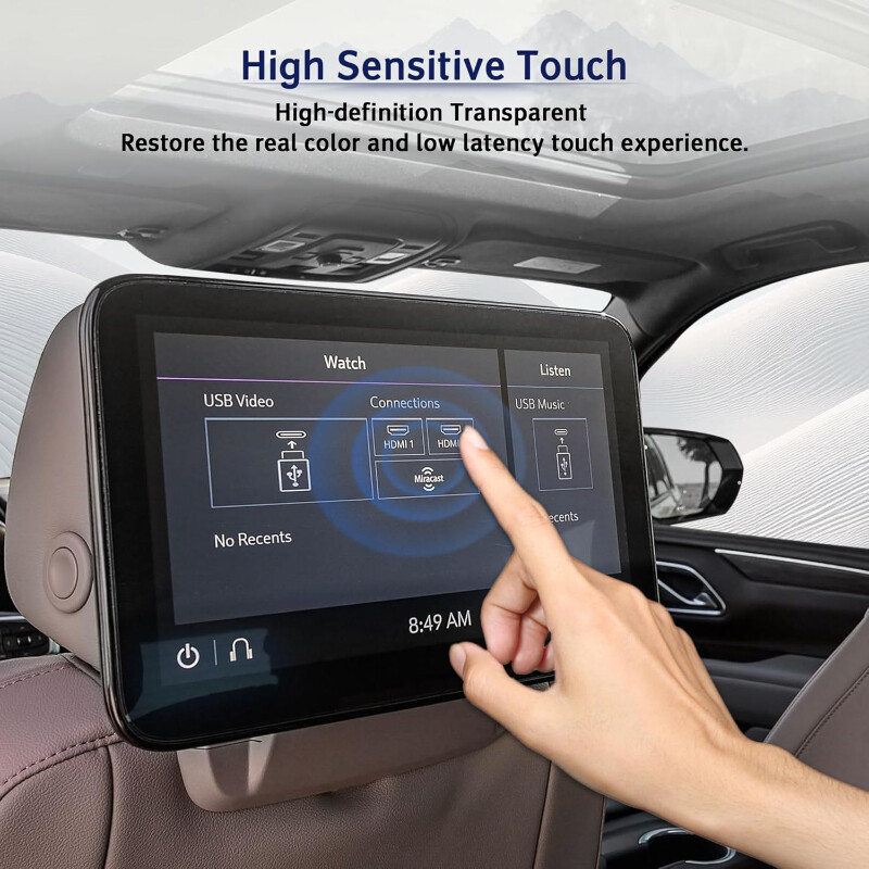 LCD Display For Chevy Suburban GMC Yukon XL Headrest Back Seat TV DVD 85100044