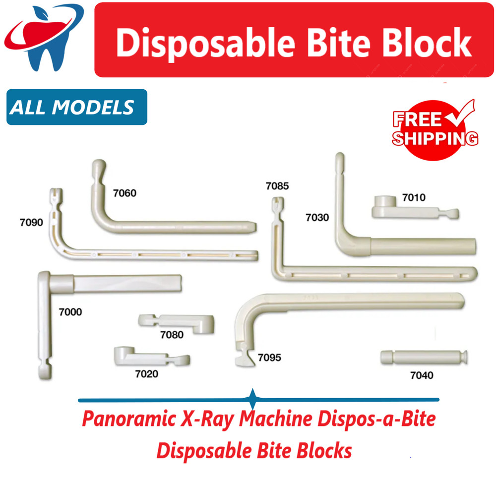 Panoramic X-Ray Machine Disposable Bite Block Biteblocks #7095 #7085, #7040 7010