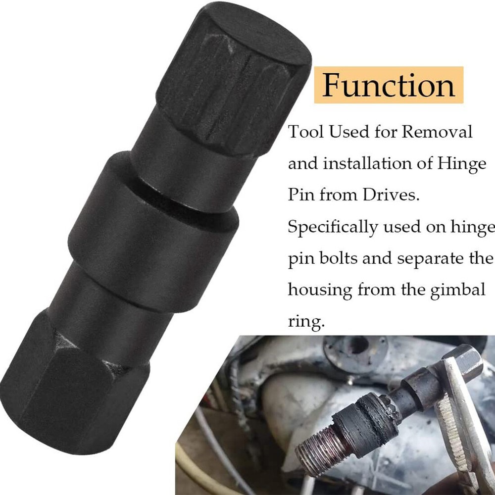 Shift Cable Tool Socket & Hinge Pin Tool for Mercruiser Alpha 1 Gen I Gen II