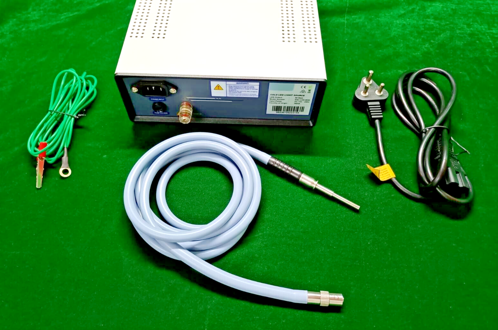 Laparoscopic Cold LED Light Source 80 Watt with Fiber Optic Cable Best Quality