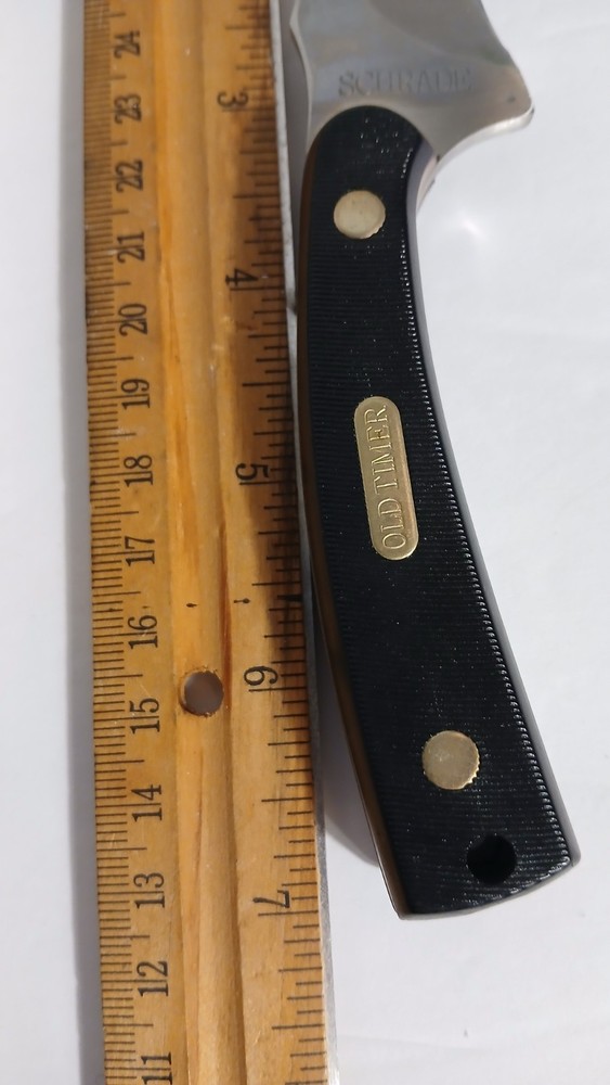 Old Timer 152OT Sharpfinger Fixed Blade Knife w/Box EUC