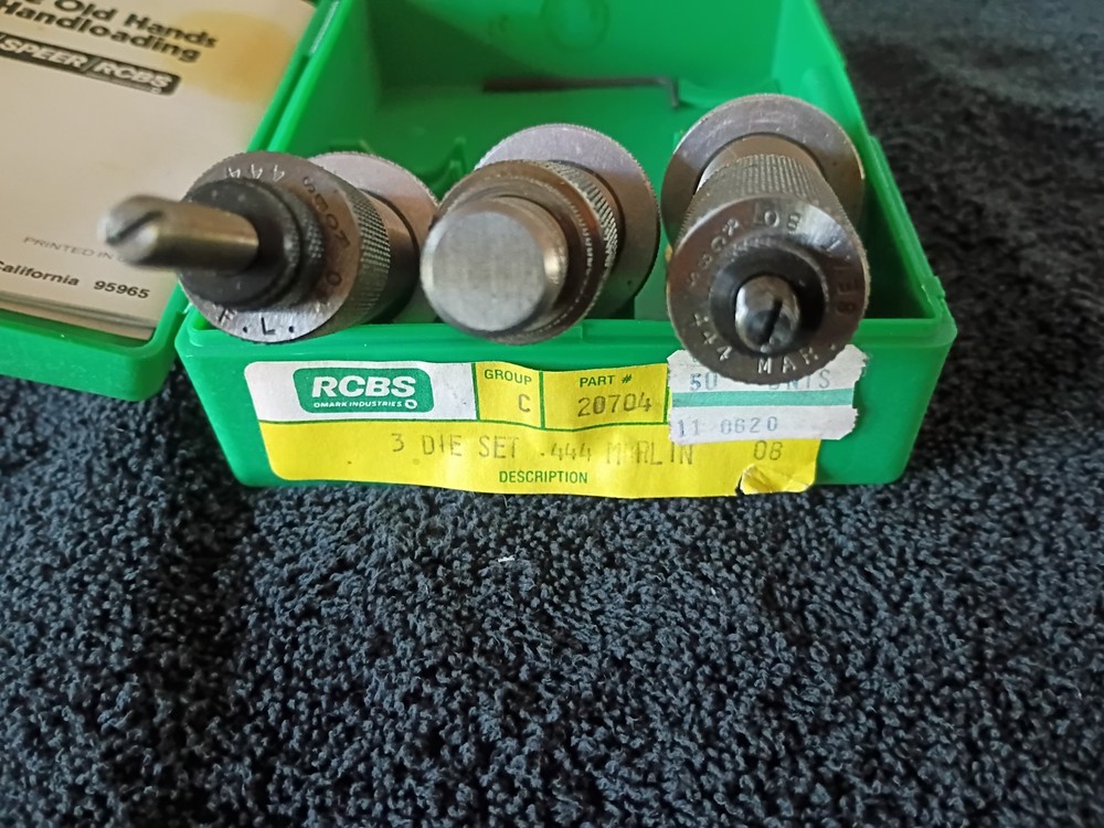 RCBS reloading dies 444 Marlin #20704