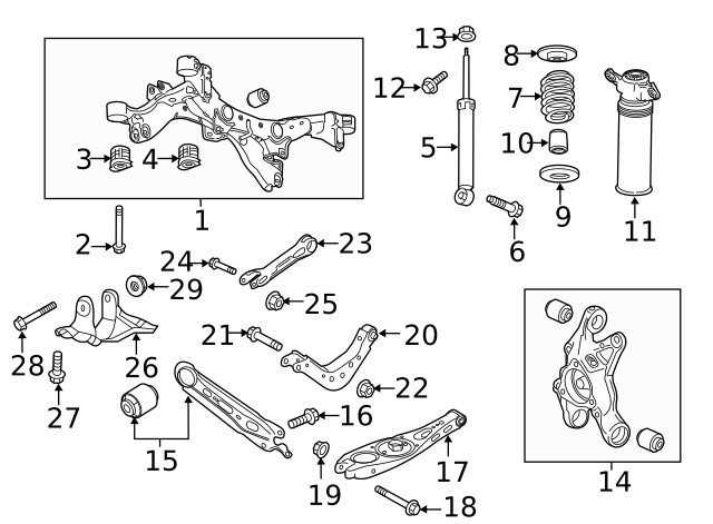 Genuine GM Trailing Arm 87867262