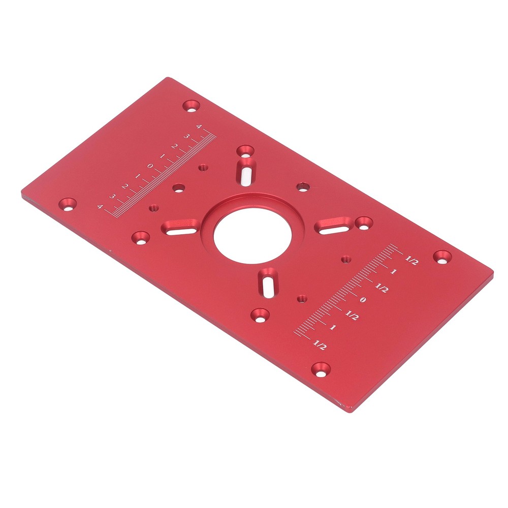 Router Table Insert Plate Lift System Base Board Accessory For Woodworking Red