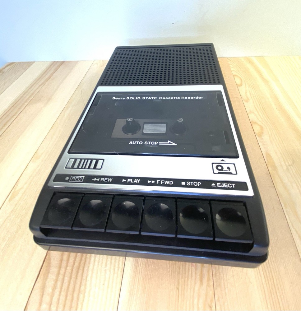 Sears Solid State Cassette Recorder Model #564 21571250 Tested Works