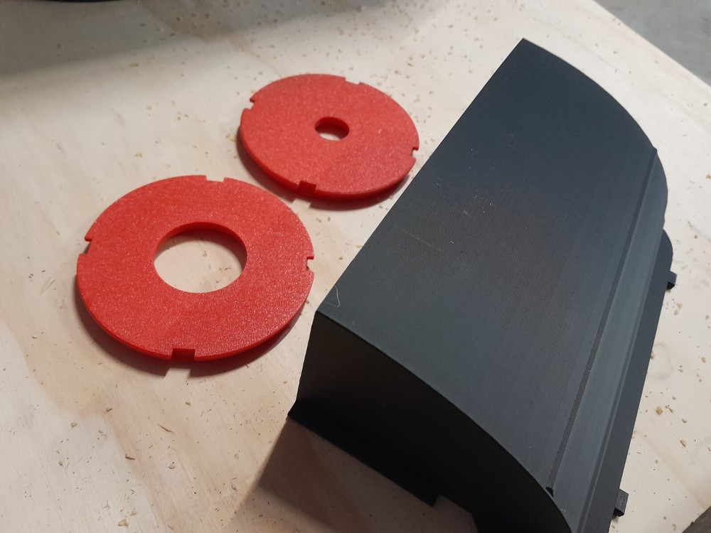 bosch router table ra1181 organizer and 2 insert rings