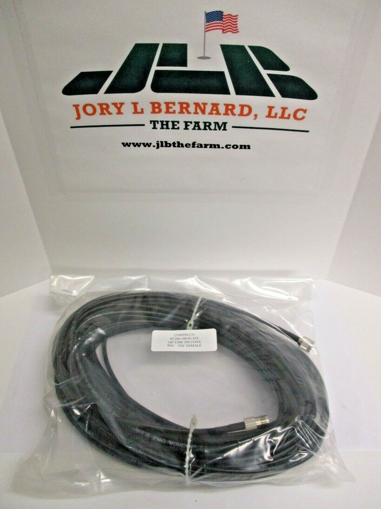 COMTELCO, SC200-100-01-01F, 100' LMR 200 COAX CABLE