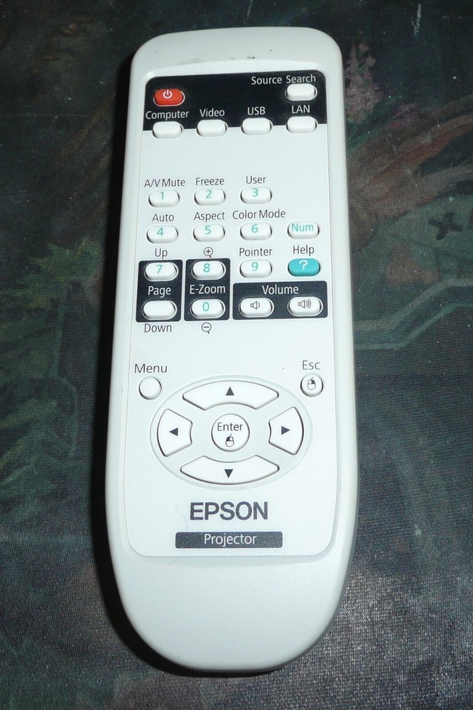 Genuine Epson 154720001 Projector Replacement Remote Control Seiko EPS-REM-0180