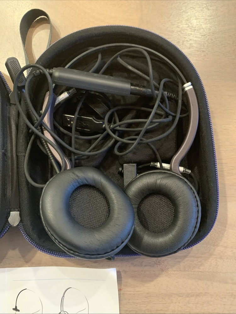 JPL BL-053+P Headset, With Case, Extra Pads, Hook. New