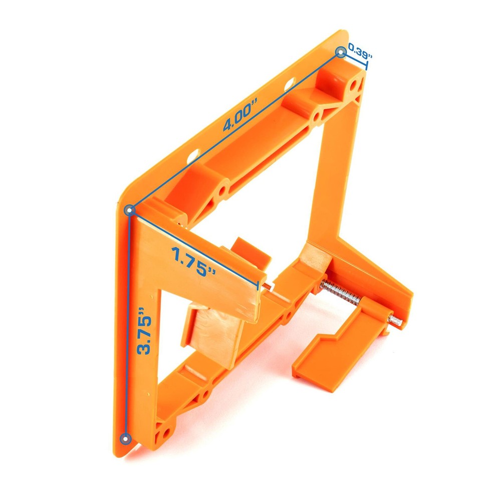 4 Pack Low Voltage Bracket Drywall Mounting 2-Gang Wall Plate Mount Face Plate