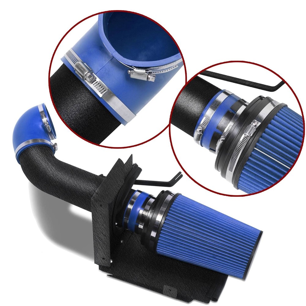 4 Inch Performance Cold Air Intake Filter Kit with Shield for Black & Blue