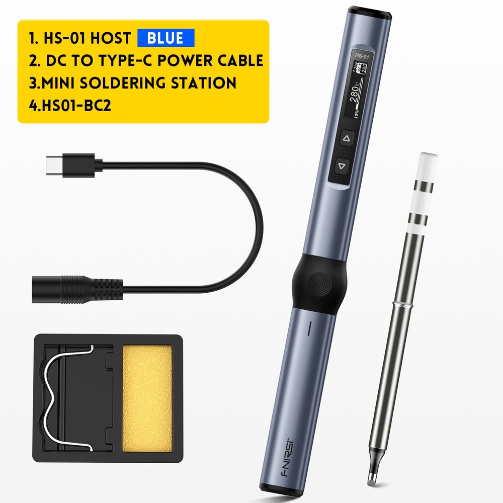 HS-01 MINI Standard BC2 Version Smart Soldering Iron w/ PID Soldering