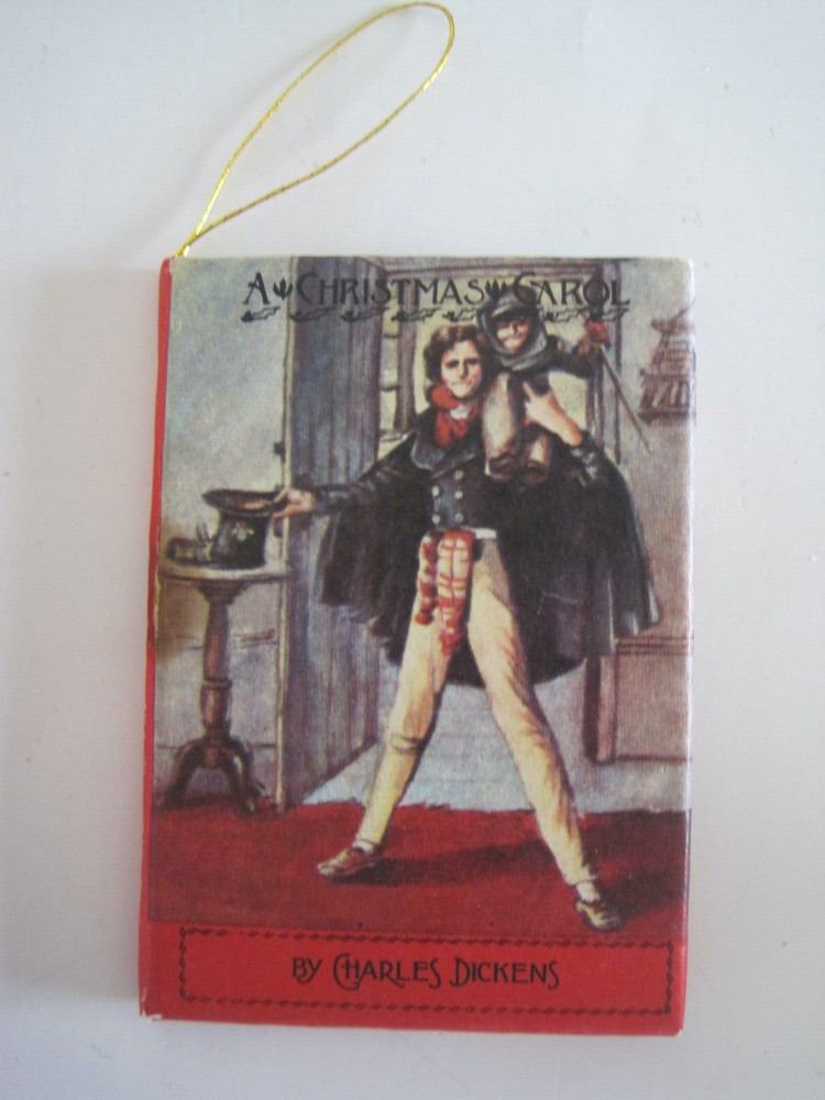 Charles Dickens Book Ornament