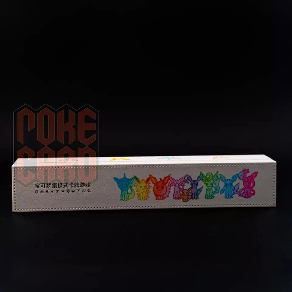 US Stock Pokemon CHN EEVEE Playmat+Card deckBox+Storage box+DIce+Damage Counters