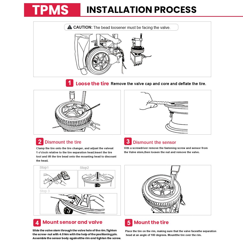 4PCS Genuine TPMS 42607-33021 Tire Pressure Sensor PMV-107J for Toyota Prius