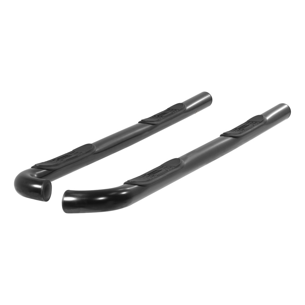 Aries 3in Round Black Nerf Bars Side Steps for 01-2004 Toyota Tacoma Double Cab