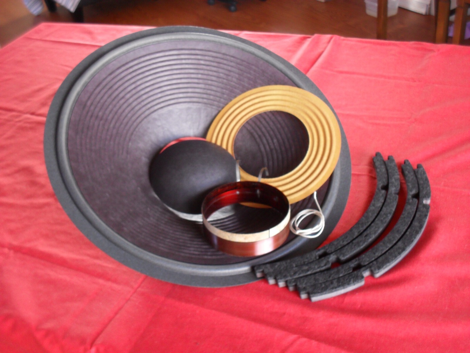 15" Recone kit for JBL 136A, 8 Ohms 15" woofer, Speaker Parts.