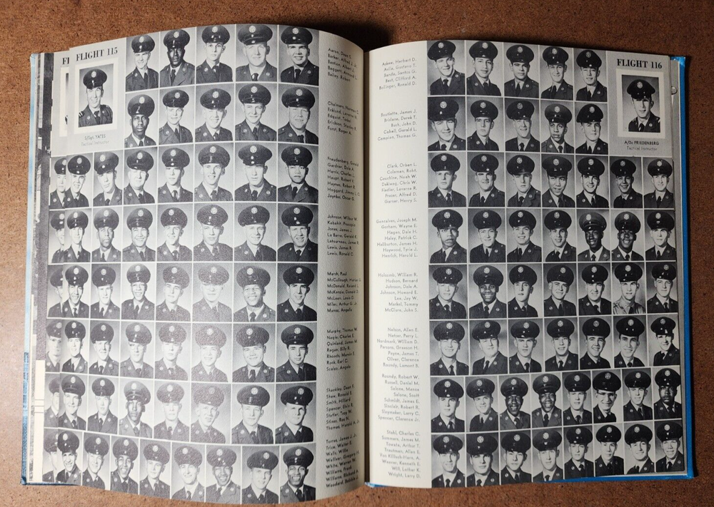1954 Parks Air Force Base California 3275th Basic Training Recruit Yearbook