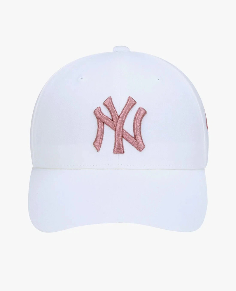 MLB Diamond Structured Ball Cap NY Yankees Rose Gold, Adjustable