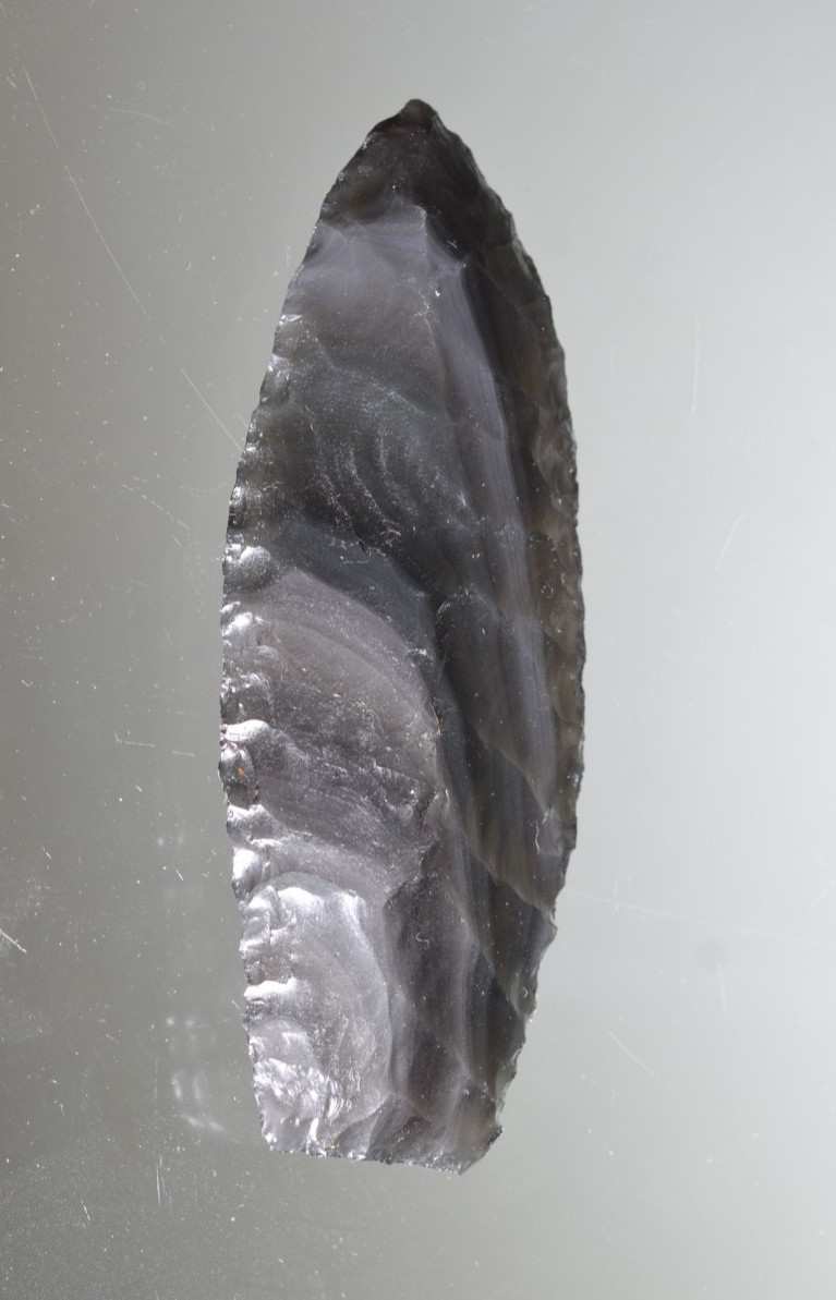 Authentic Modern Reproduction of Pre 1600 Pacific Northwest Obsidian Arrowhead