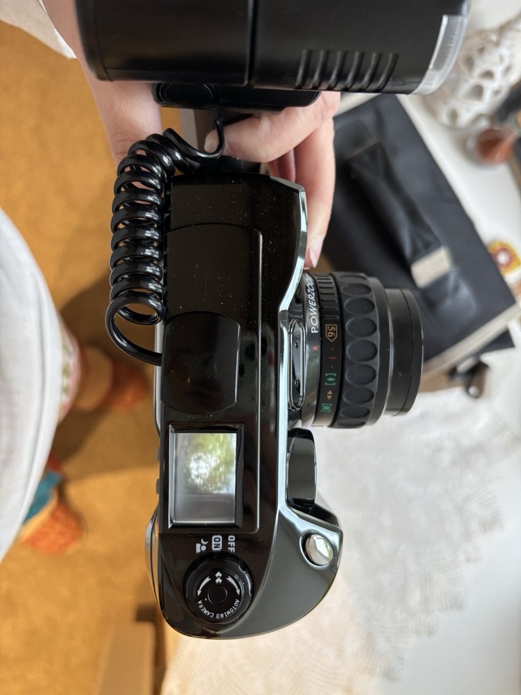 Nokina Beginners 35mm Film Camera Detachable Flash & Case - Untested