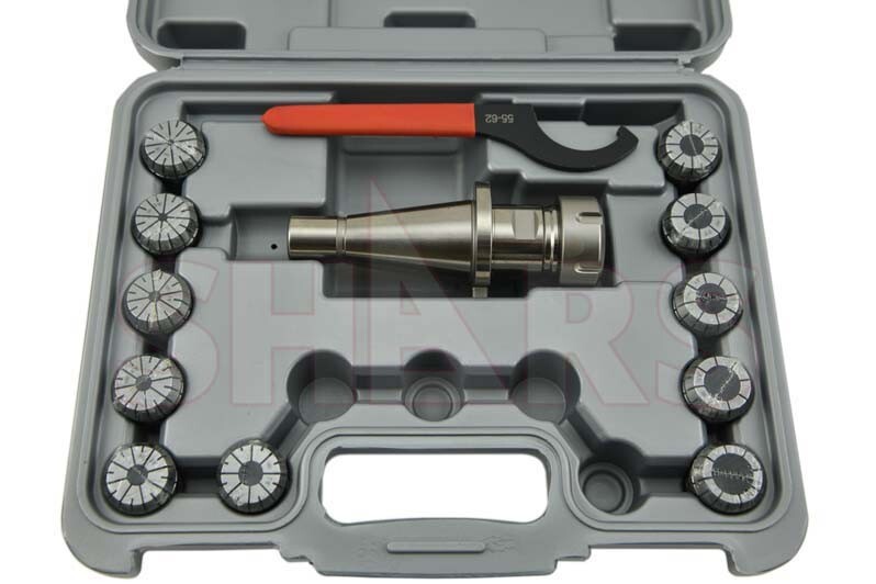 Shars NMTB 40 ER32 Collet Chuck Tool Holder Set .0005” NEW R}