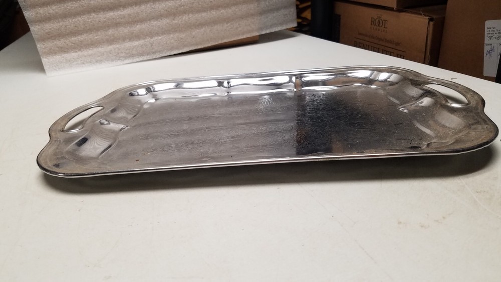 Irwinware Rectangular Silver Platter (M)