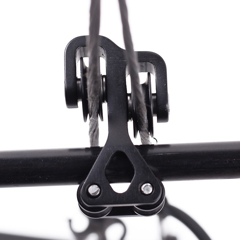 Aluminum Compound Bow Cable Slide Guard Roller Slide String Splitter Archery