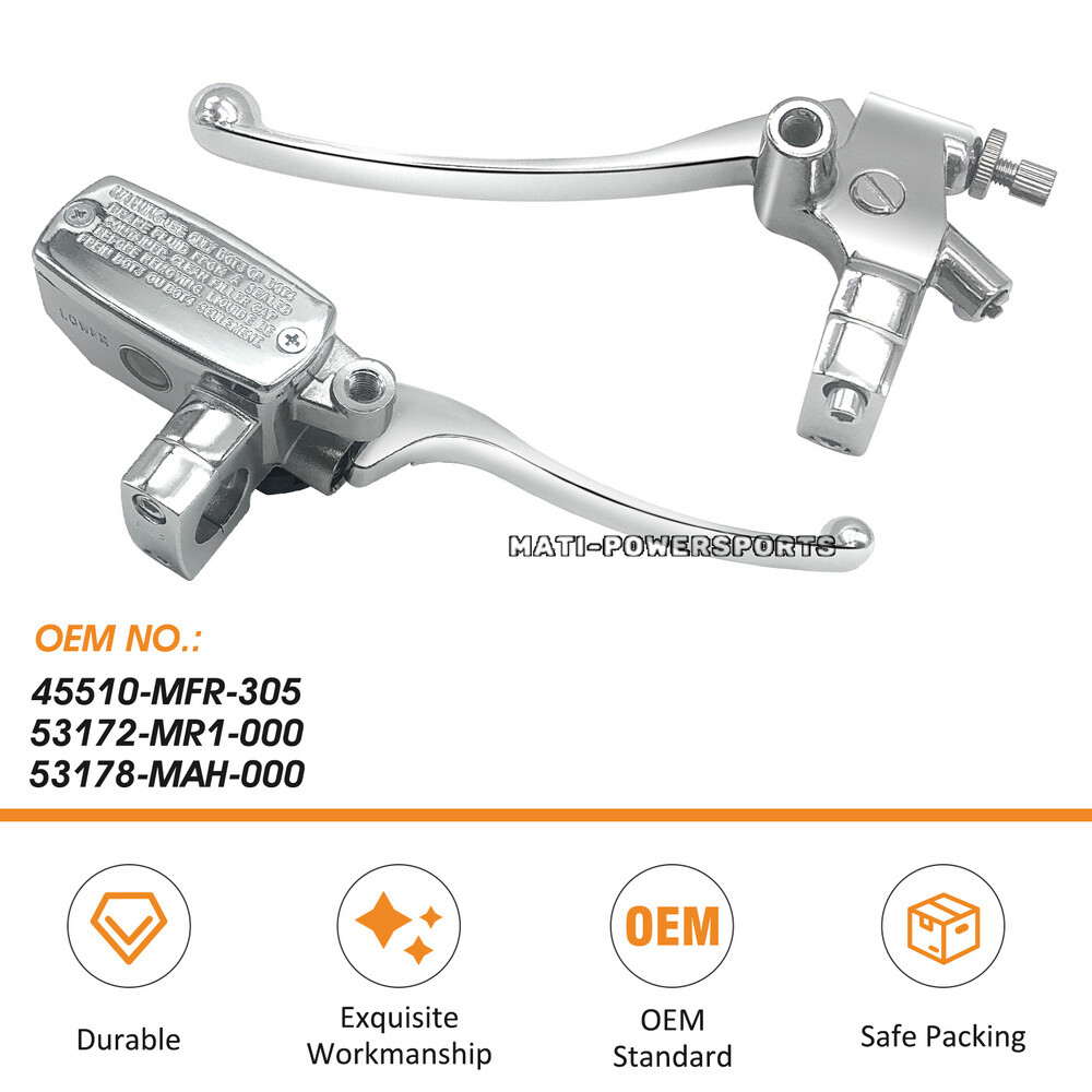 Brake Master Cylinder Clutch Lever for Honda Shadow Ace Aero Spirit VT1100 95-07