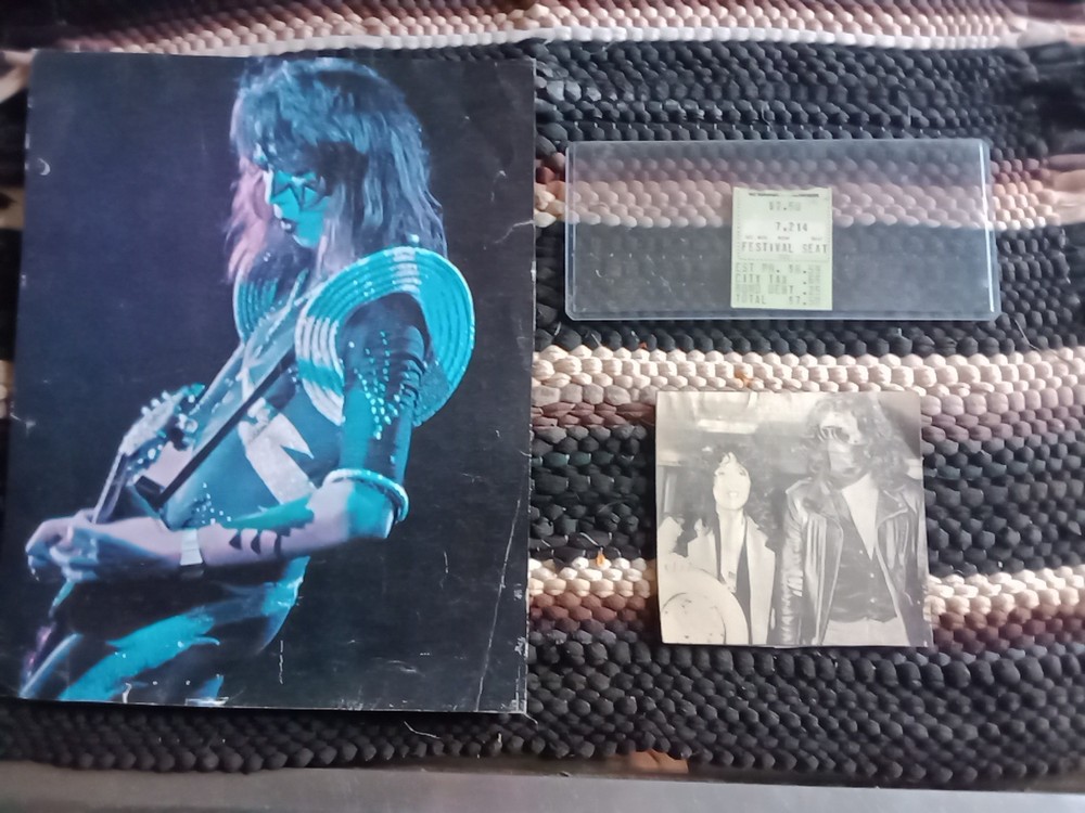 Kiss 💋 Ticket Stub History 🎸 Alive 2 Tour Pittsburgh Pa, 1-13-78, Shock Me,👀