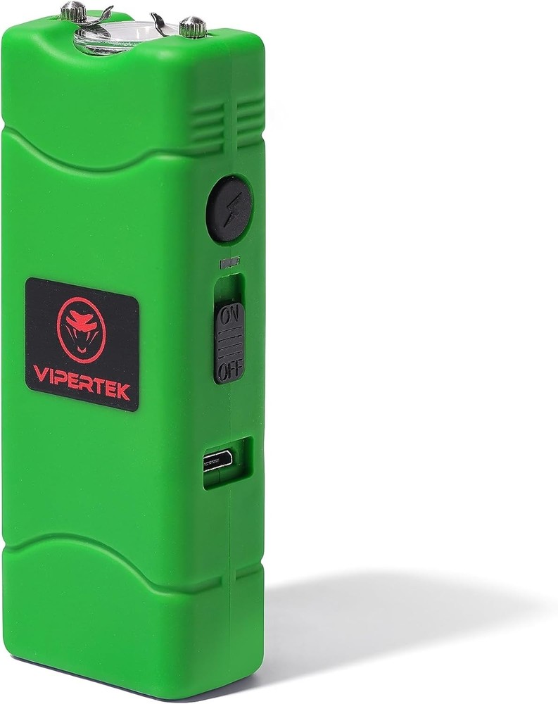 VTS-881 Micro Stun Gun: Compact Self Defense with LED Flashlight &