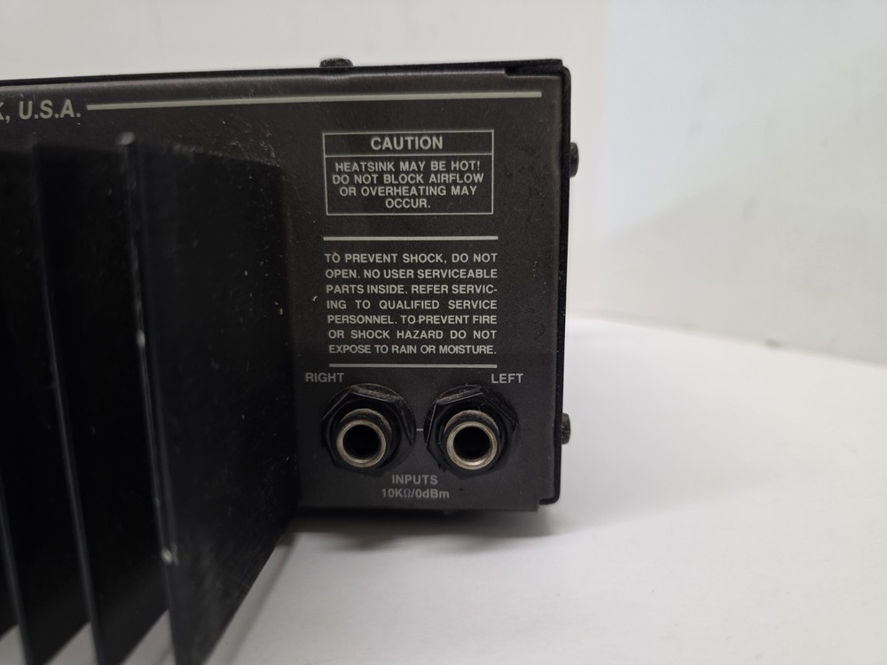 Samson Servo-150 Studio Amplifier 75 Watt Stereo Power, Tested & Working READ