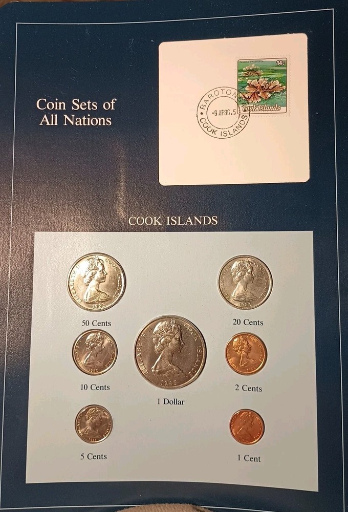 1983 Franklin Mint Coin Cook Islands