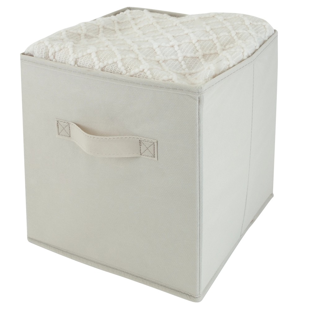 Simplify Collapsible Fabric Storage Box in Ivory