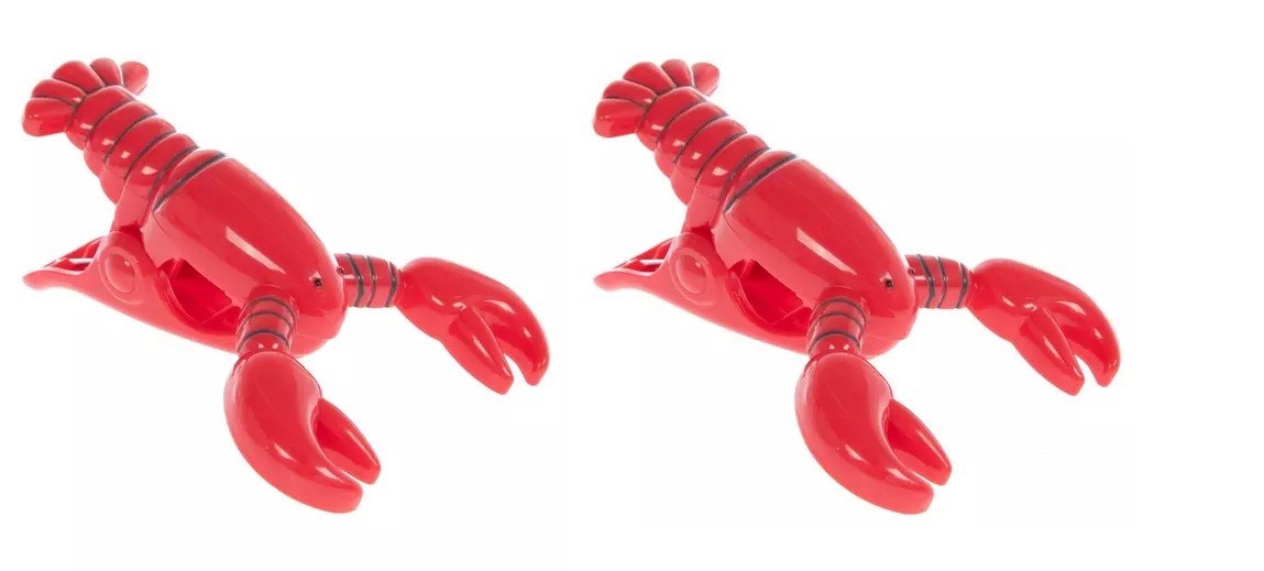 New Lot of 2 Cute Lobsters Beach Towel Clips Jumbo Size