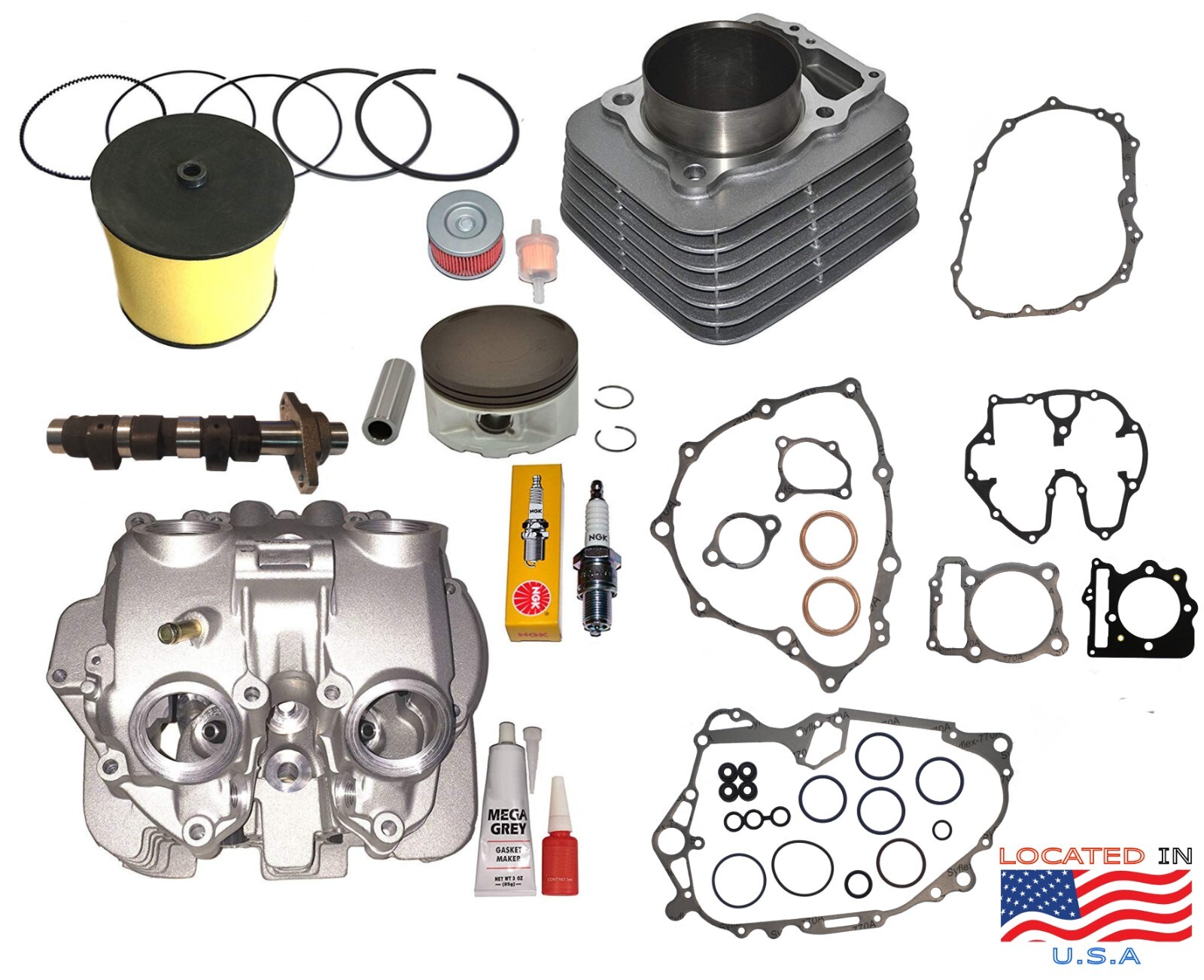 Honda Trx400ex TRX 400EX Cylinder Piston Head PERFORMANCE Camshaft 1999 - 2008