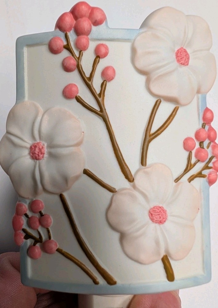Ceramic Floral Night Light Flowers