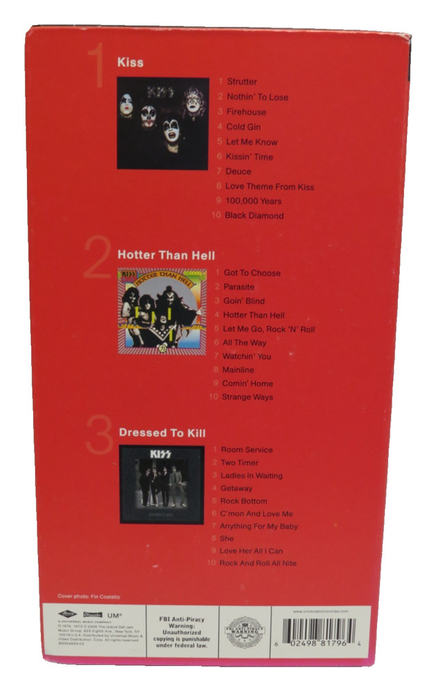 KISS CHRONICLES 3 CD SET OFFICIAL RARE RELEASE 2005