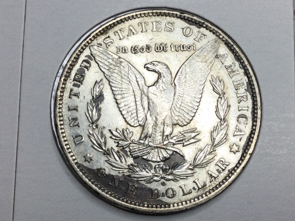 1899-O micro O Morgan Dollar in almost uncirculated
