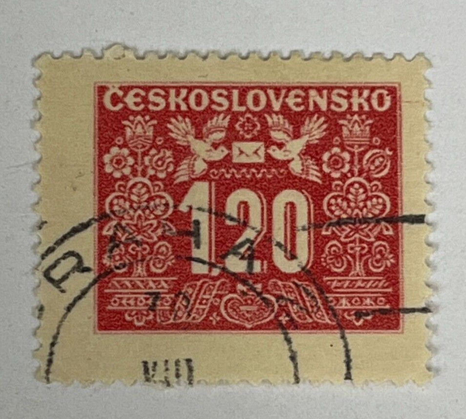 Czechoslovakia Postage Due Stamp - Early Issue (Used) X40