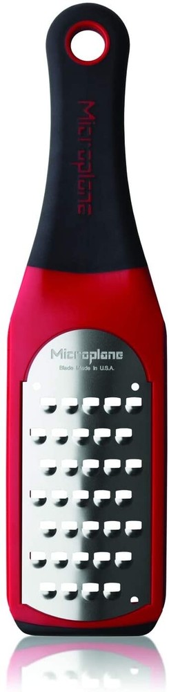Microplane Artisan Series Extra Coarse Cheese Grater - Red