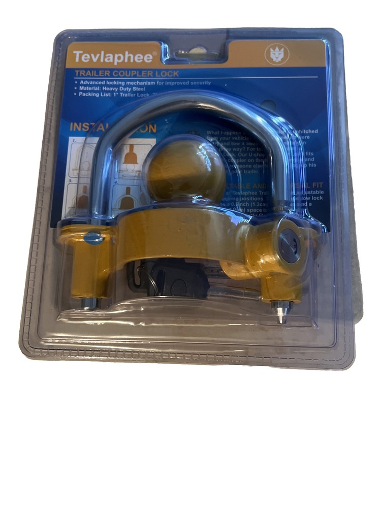 Tevlaphee Trailer Coupler Lock