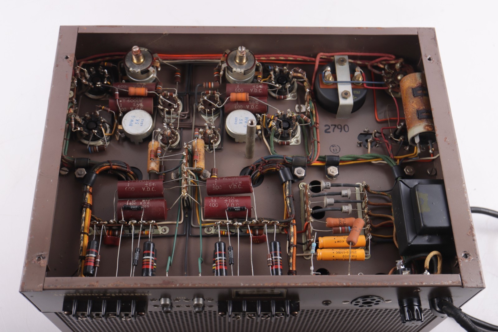 Marantz Model 8 Stereo Amplifier==Nice Original w/ Cage & Telefunken EL34's!