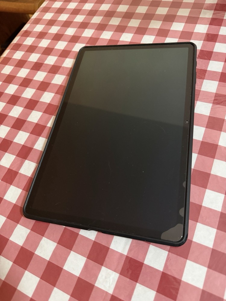 Samsung Tab S7+ 128GB Tablet Protective Case & Screen Protector Bundle [No Pen]