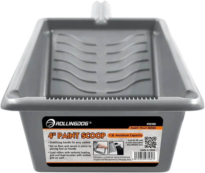 ROLLINGDOG Small Paint Tray with Sturdy Handle