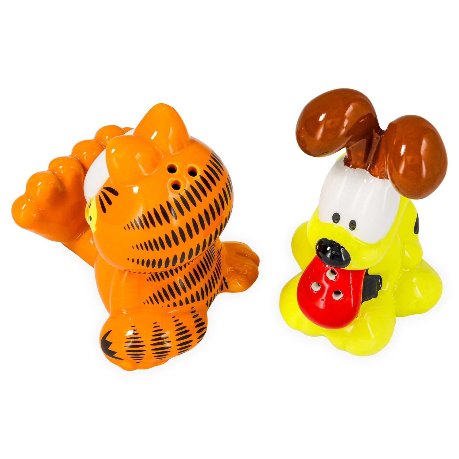 Garfield and Odie Ceramic Salt and Pepper Shaker Set