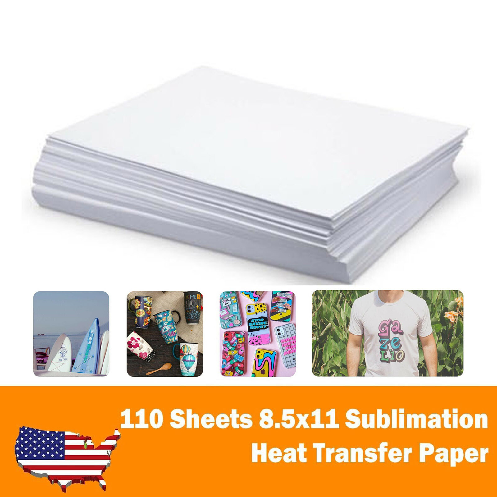 Bundle A-SUB Sublimation Ink + Sublimation Paper 8.5x11 + 2Roll Sublimation Tape
